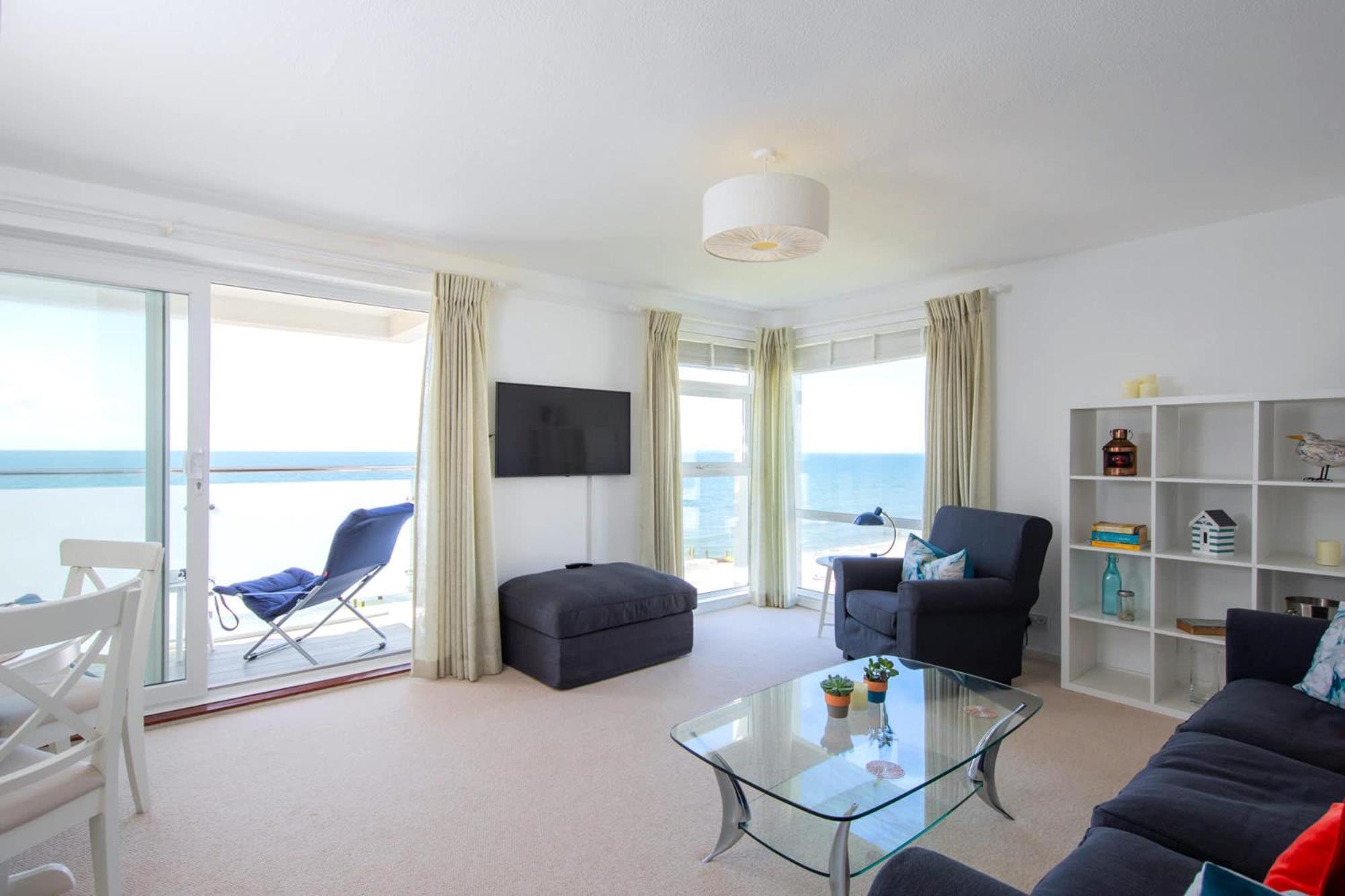 High-End Beachfront Getaway Sea View King Bed East Wittering Exterior foto